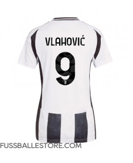 Günstige Juventus Dusan Vlahovic #9 Heimtrikot Damen 2024-25 Kurzarm